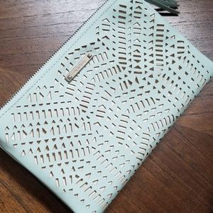 Stella and Dot mint double clutch